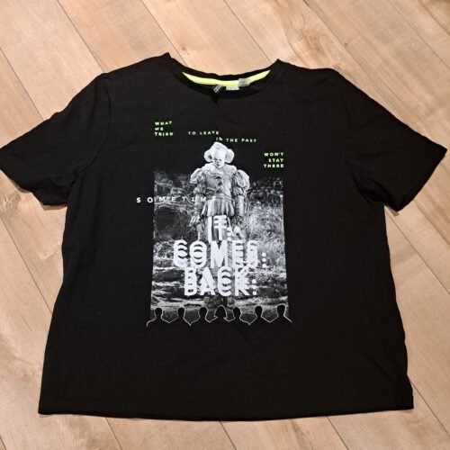 T-Shirt noir - H & M - a l'air neuf - M
