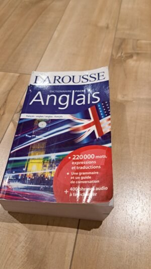 Dictionnaire Larousse anglais-français de poche, couverture arrière un peu abîmée