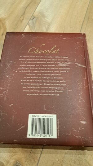 Livre de recette sur le chocolat