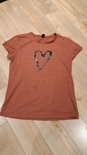 super t-Shirt couleur rouille - Shein - M