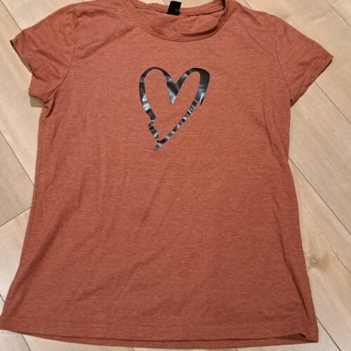 super t-Shirt couleur rouille - Shein - M