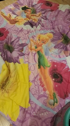 Douillette lit simple fée réversible usagée