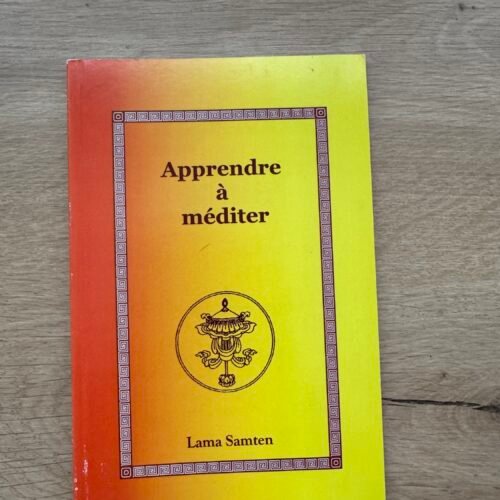 Livre apprendre à méditer