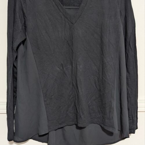 chandail noir RW & CO (2 tissus)