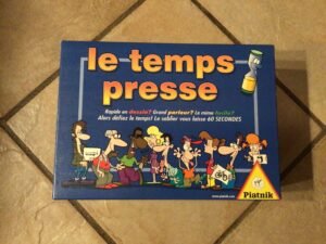 Jeu le temps presse