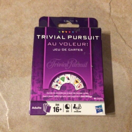 Jeu de carte trivial pursuit