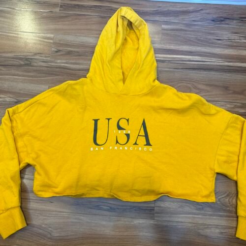 Hoodie Crop Top Devided M