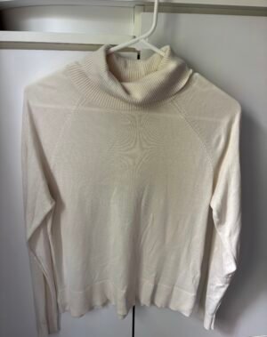 Chandail col roulé léger beige H&M Small