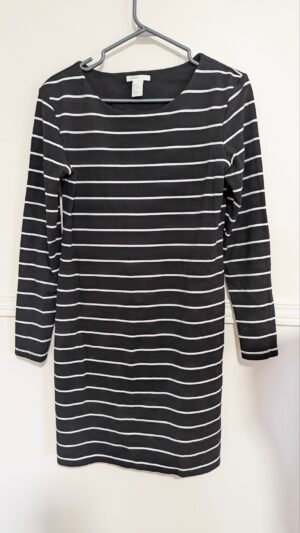 robe rayée H&M basique