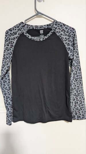 chandail manches léopard tag gr 14