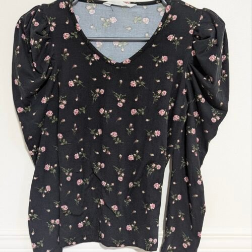 chandail fleuri et manches ballons Urban Kids