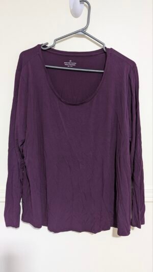 chandail prune Denver Hayes décontractée XXL