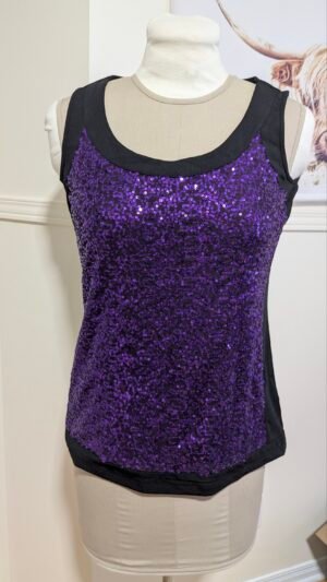 camisole à paillettes mauves, San Francisco