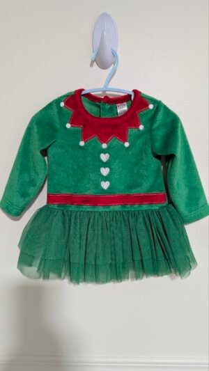 petite robe d'elfe 6-12 m