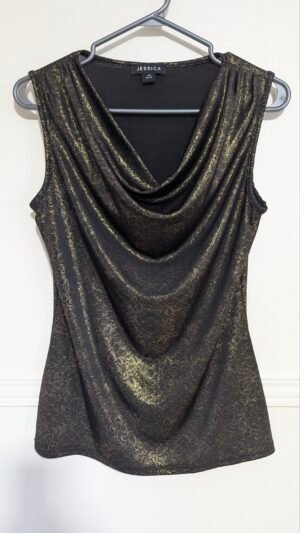 camisole à motifs dorés Jessica