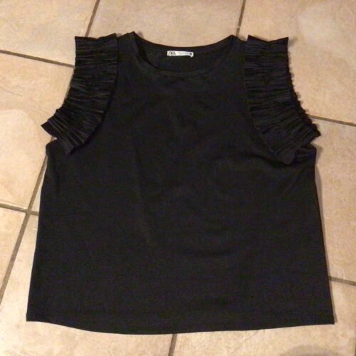 ZARA haut noir wow! Large
