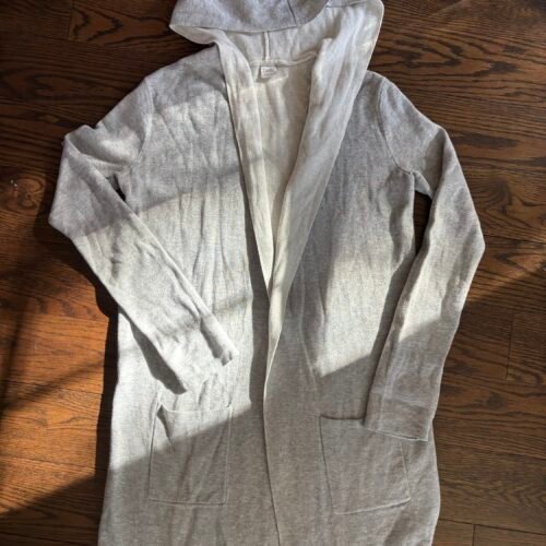 img_5171 Belle veste longue grise Twik Xs