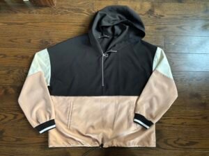 Chandail Zara basic noir et rose large