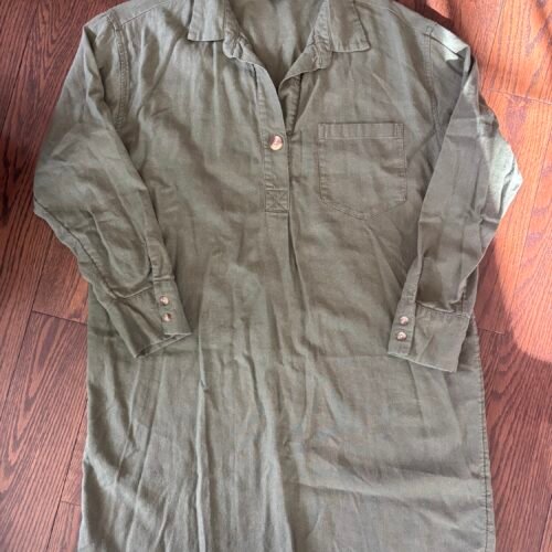 img_5176 Belle chemise longue Kaki old navy médium