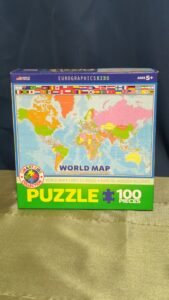 casse-tête carte du monde 100 pieces