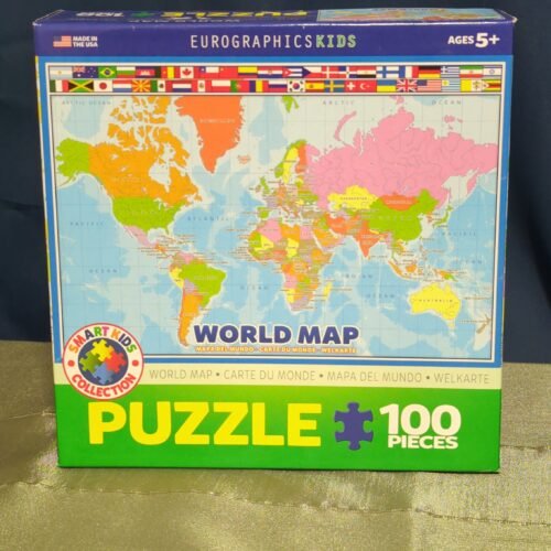 casse-tête carte du monde 100 pieces