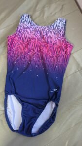 Leotard de Gymnastique couleurs dégradées gr 10-12