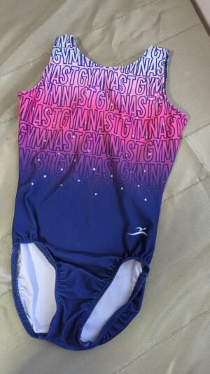 Leotard de Gymnastique couleurs dégradées gr 10-12