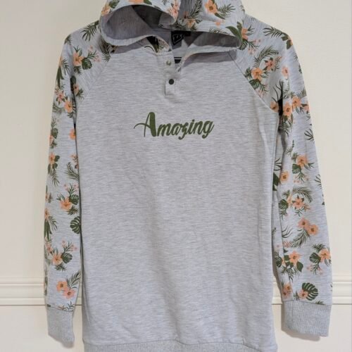 chandail à manche fleuries Amazing,  gr 14