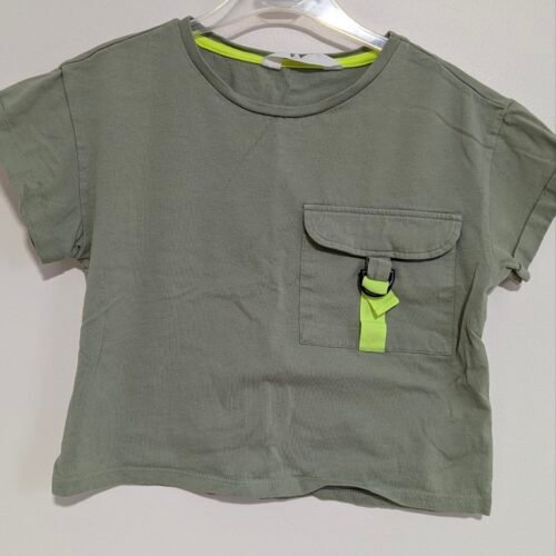 chandail vert H&M gr. 8-10 ans