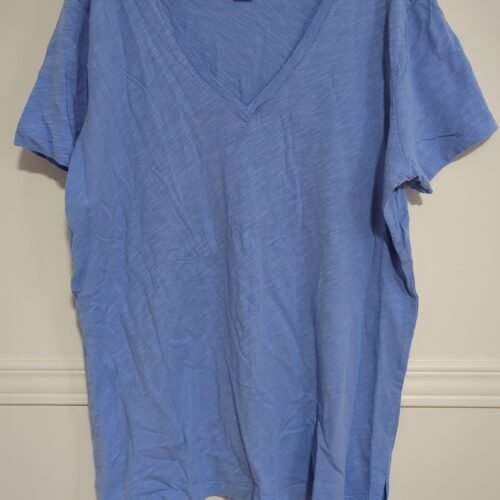 t-shirt bleu Black BOW