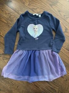 Robe reine des neiges h&m 6-8ans
