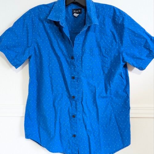 chemise bleu, ado, PLACE gr 16
