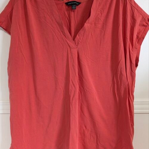 t-shirt orange Banana Republic