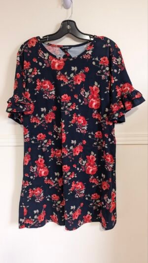 robe à fleurs rouges George