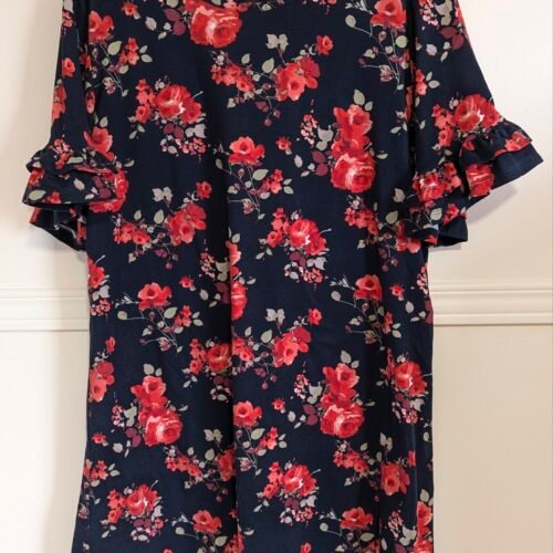 robe à fleurs rouges George