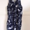 robe bleu fleurie Reitmans 100% viscose