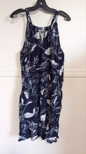 robe bleu fleurie Reitmans 100% viscose
