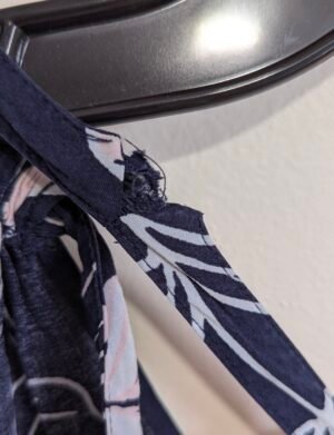 robe bleu fleurie Reitmans 100% viscose