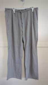 pantalon gris léger