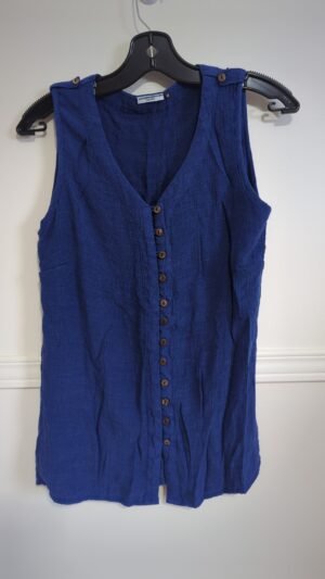 camisole bleu