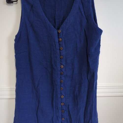 camisole bleu