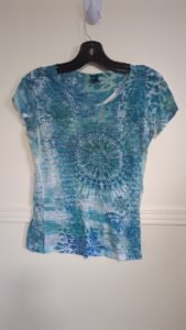 chandail à motifs bleu Prana