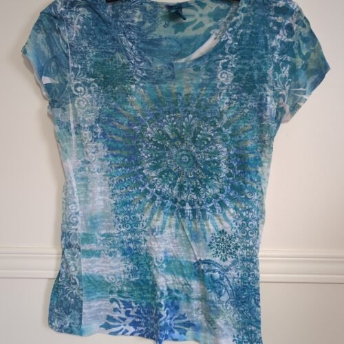 chandail à motifs bleu Prana