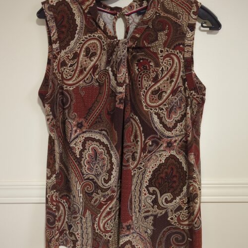 Blouse tons roug/brun Tommy Hilfiger