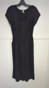 Ensemble-pantalon noir avec poches