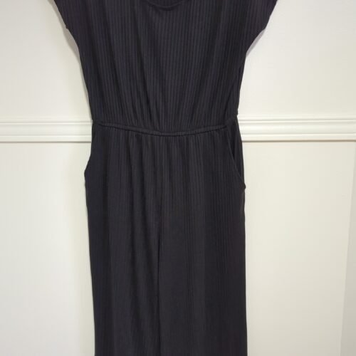 Ensemble-pantalon noir avec poches