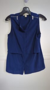 Blouse Michael Kors, bleu marine