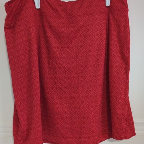 jupe-short rouge