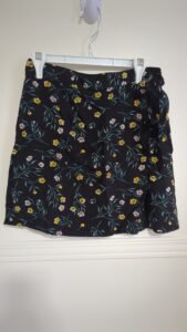 jupe a fleurs jaunes H&M