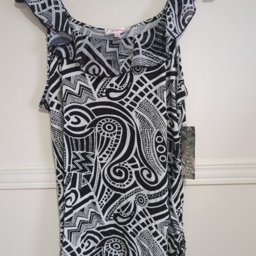 camisole blanche et noire Le Grenier neuve!